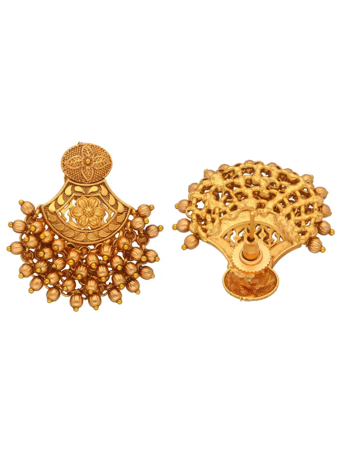 Golden Harmony Beads Earrings Curio Cottage Earrings