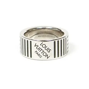 I Miss You MAN Rings Louis Vuitton Enamel Damier Band Ring