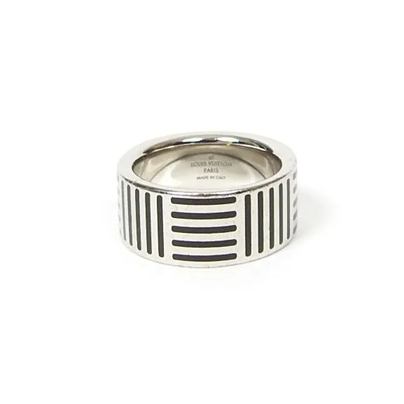 I Miss You MAN Rings Louis Vuitton Enamel Damier Band Ring