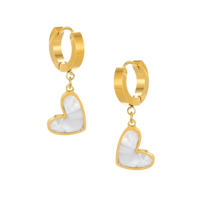 KHLOE JEWELS Earrings Chic Heart Hoop Earrings