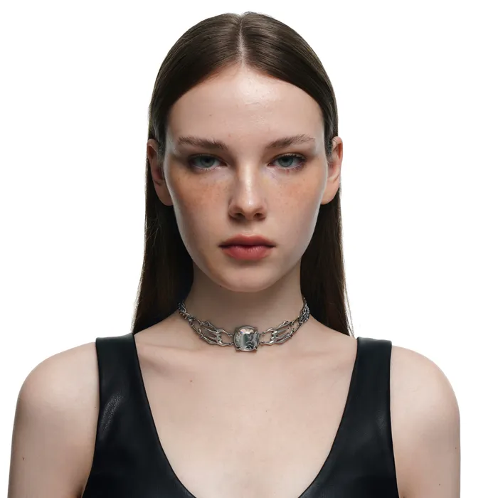 Necklaces Blackheadshop B Hours Rhinestone Necklace Necklaces Blackheadshop B Hours Rhinestone Necklace