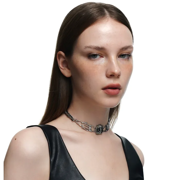 Necklaces Blackheadshop B Hours Rhinestone Necklace Necklaces Blackheadshop B Hours Rhinestone Necklace
