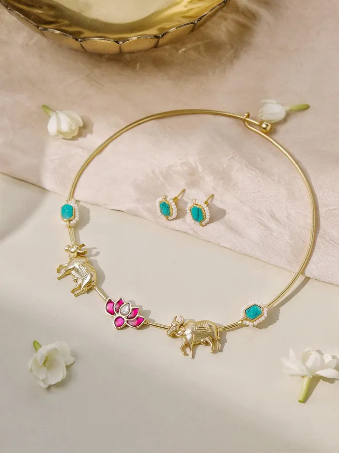 Necklaces Curio Cottage Prosperous Path Hasli Necklace Necklaces Curio Cottage Prosperous Path Hasli Necklace