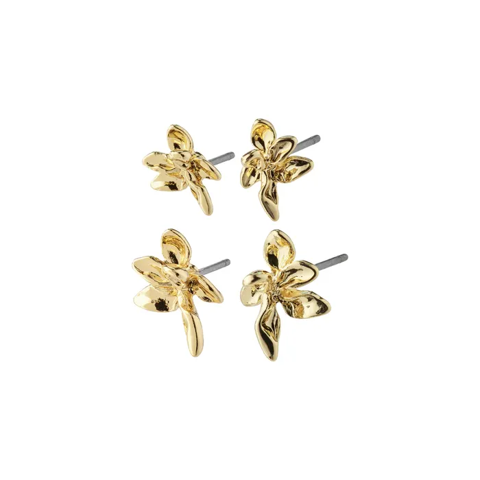 Pilgrim Earrings Riko Gold Plated Earring Set