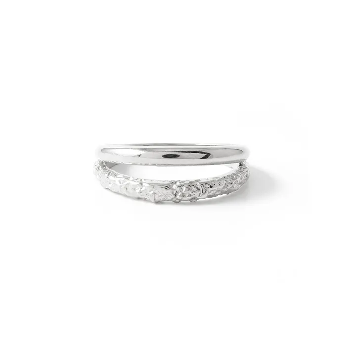 WellDunn Rings Dopio Silver Ring