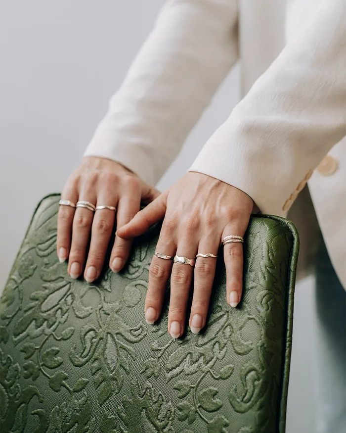 WellDunn Rings Dopio Silver Ring