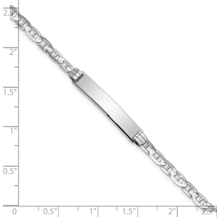 14K WG Anchor Link ID BraceletWBCLID67W7 WB Choice Jewelry Bracelets 14K WG Anchor Link ID BraceletWBCLID67W7 WB Choice Jewelry Bracelets