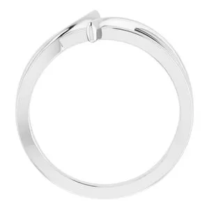 14K White 124 mm Freeform Bypass Ring 51769101PSTWBC WB Choice Jewelry Rings 14K White 124 mm Freeform Bypass Ring 51769101PSTWBC WB Choice Jewelry Rings