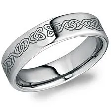 CROWN TUNGSTEN GENTS RING TU05081 CROWN RING Rings