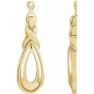 Earrings 14K Yellow Freeform Earring Jackets818449031PSTWBC WB Choice Jewelry Earrings 14K Yellow Freeform Earring Jackets818449031PSTWBC WB Choice Jewelry