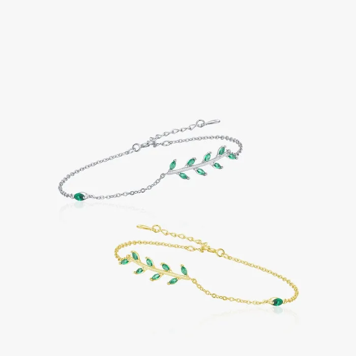 Elegant marquise cut emerald bracelet twig branch green crystal dainty bracelet nature inspired Stackable Bracelet For Women gift for her PENFINE Bracelets Elegant marquise cut emerald bracelet twig branch green crystal dainty bracelet nature inspired Stackable Bracelet For Women gift for her PENFINE Bracelets