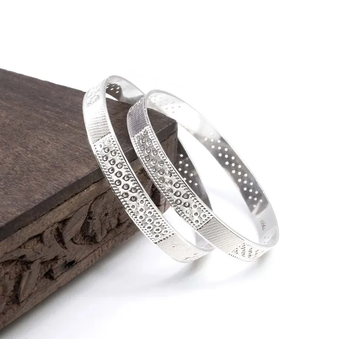 Karizma Jewels Bracelets Indian Solid Pure Silver Women Bangles Bracelet Kangan