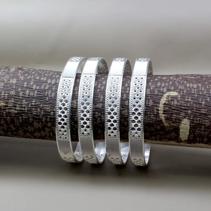 Karizma Jewels Bracelets Indian Solid Pure Silver Women Bangles Bracelet Kangan