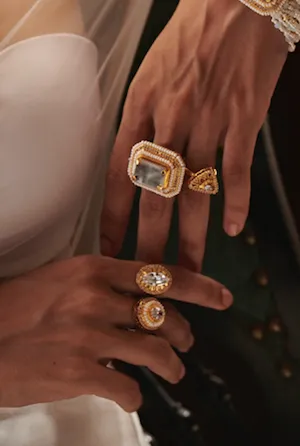Mili Rose Gold Pearl Ring PRERTO ECOMMERCE PRIVATE LIMITED Rings