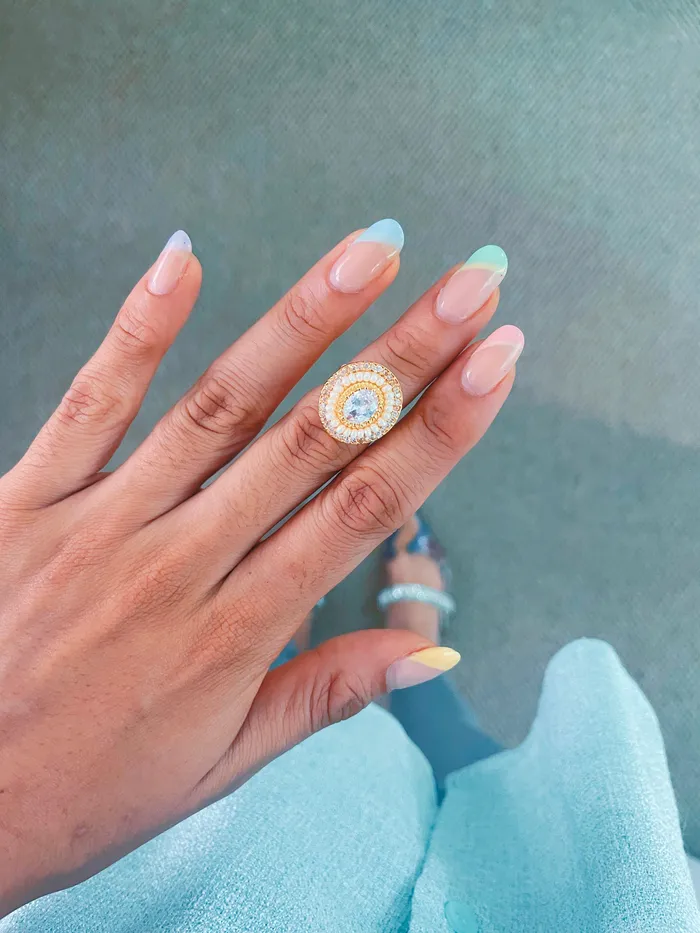 Mili Rose Gold Pearl Ring PRERTO ECOMMERCE PRIVATE LIMITED Rings