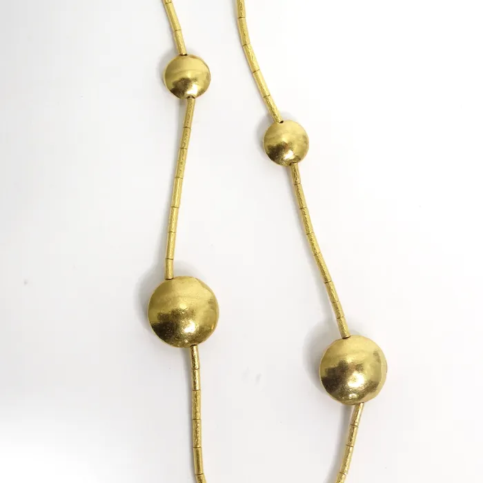 Necklaces Gurhan 22k Gold Ruby Lentil Necklace Vintage by Misty Necklaces Gurhan 22k Gold Ruby Lentil Necklace Vintage by Misty