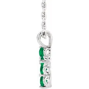 Necklaces WB Choice Jewelry Platinum Emerald Cross 1618 NecklaceR42363703PSTWBC Necklaces WB Choice Jewelry Platinum Emerald Cross 1618 NecklaceR42363703PSTWBC