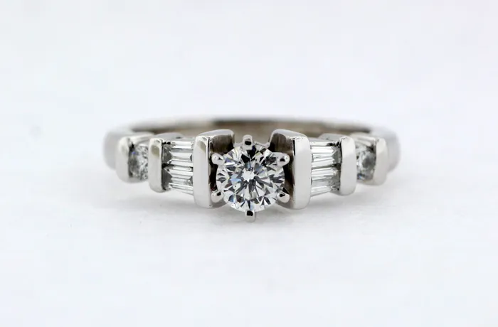 Rings FULLERS PURCHASE FROM PUBLIC Platinum 68 Cttw Diamond Engagement Ring Rings FULLERS PURCHASE FROM PUBLIC Platinum 68 Cttw Diamond Engagement Ring