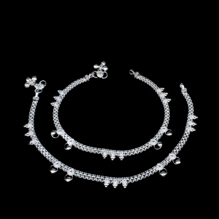 Rings Karizma Jewels Indian Boho design Sterling Silver Indian women Anklets Ankle Pair 105