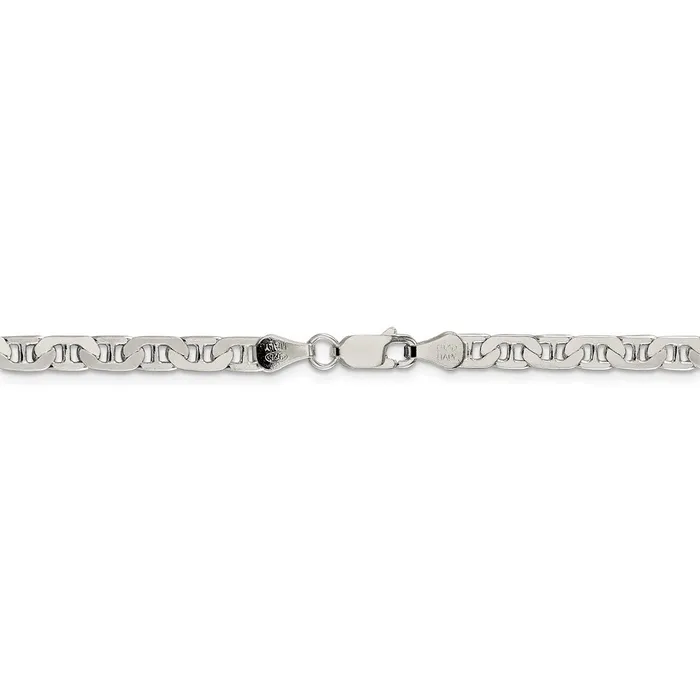 Rings Sterling Silver 45mm Flat Anchor ChainWBCQAN12030 WB Choice Jewelry Rings Sterling Silver 45mm Flat Anchor ChainWBCQAN12030 WB Choice Jewelry