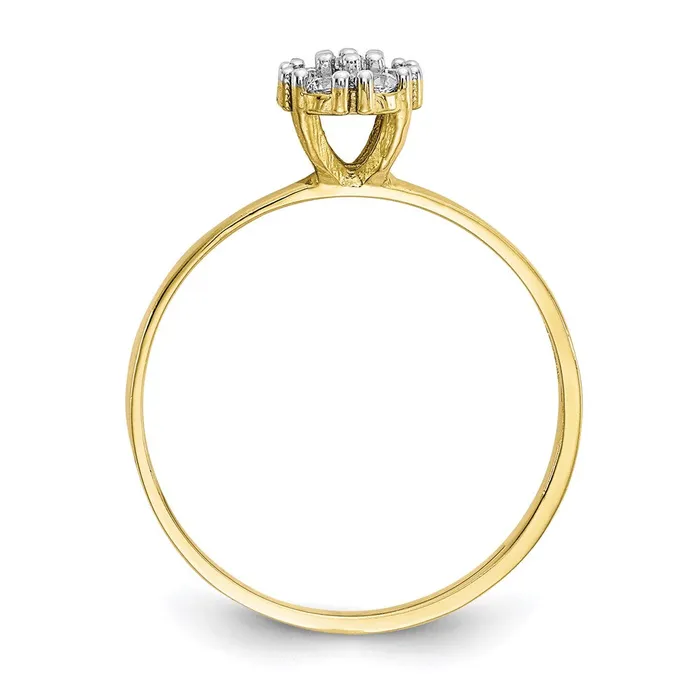 Rings WB Choice Jewelry 10k CZ Cluster Promise RingWBC10C1175 Rings WB Choice Jewelry 10k CZ Cluster Promise RingWBC10C1175