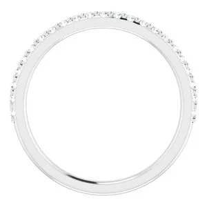 Rings WB Choice Jewelry Platinum 15 CTW Diamond Band for 6x6 mm Cushion Ring 12214560005PSTWBC Rings WB Choice Jewelry Platinum 15 CTW Diamond Band for 6x6 mm Cushion Ring 12214560005PSTWBC