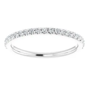 Rings WB Choice Jewelry Platinum 15 CTW Diamond Band for 6x6 mm Cushion Ring 12214560005PSTWBC Rings WB Choice Jewelry Platinum 15 CTW Diamond Band for 6x6 mm Cushion Ring 12214560005PSTWBC