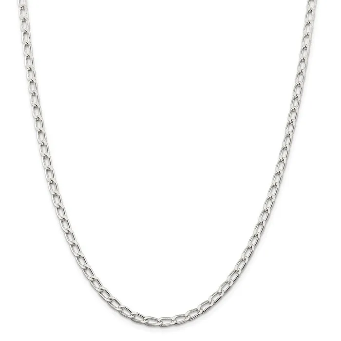 Rings WB Choice Jewelry Sterling Silver 43mm Open Elongated Link ChainWBCQLL12018 Rings WB Choice Jewelry Sterling Silver 43mm Open Elongated Link ChainWBCQLL12018