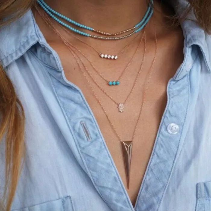 Shylee Rose Jewelry Necklaces 5 Diamond Necklace