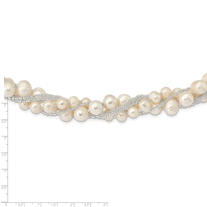 Sterling Silver Rhpl 811mm Nearround FWC Pearl Glass Beaded w 1in extWBCQH562718 WB Choice Jewelry Rings Sterling Silver Rhpl 811mm Nearround FWC Pearl Glass Beaded w 1in extWBCQH562718 WB Choice Jewelry Rings