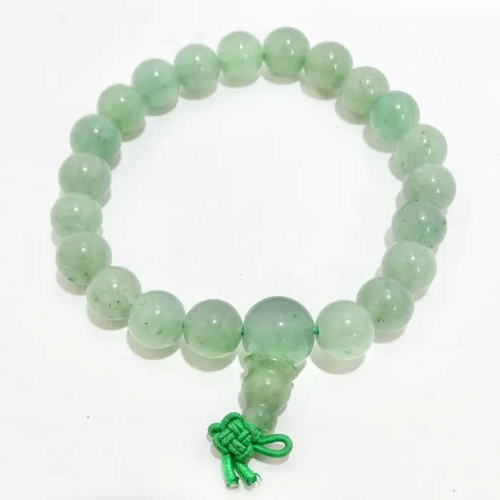 Vintage by Misty Bracelets 1970s Jade Jadeite Beaded Bracelet