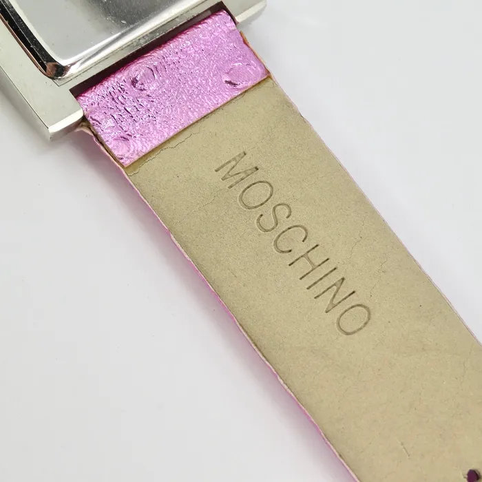 Watches Vintage by Misty Moschino 1980s Pink Crystal Watch