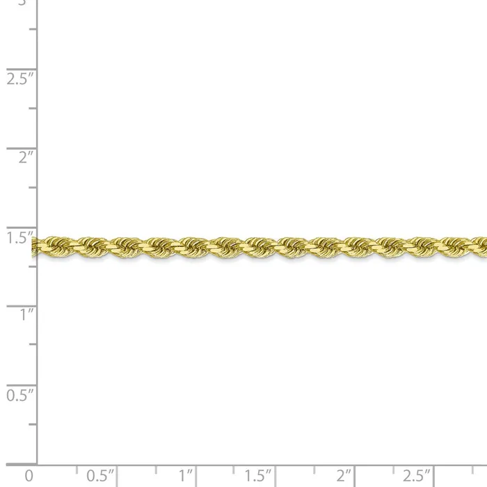 WB Choice Jewelry 10k 35mm Diamondcut Rope ChainWBC10K0258 Necklaces WB Choice Jewelry 10k 35mm Diamondcut Rope ChainWBC10K0258 Necklaces