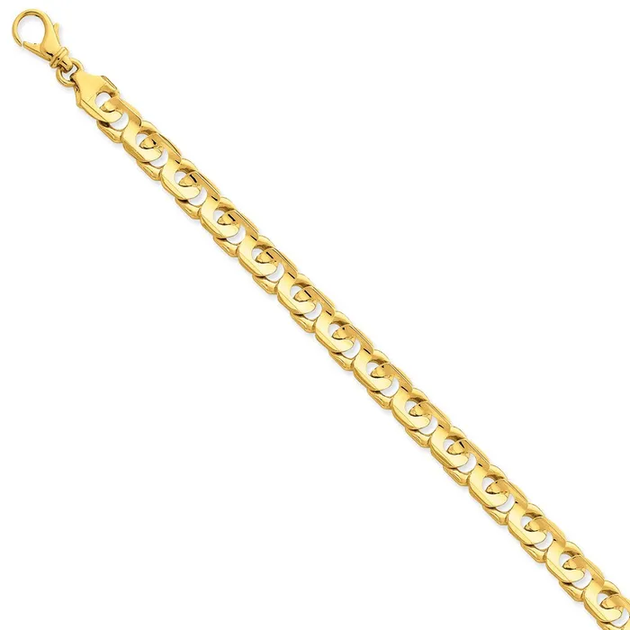 WB Choice Jewelry Bracelets 14K 74mm Handpolished Fancy Link BraceletWBCLK1789 WB Choice Jewelry Bracelets 14K 74mm Handpolished Fancy Link BraceletWBCLK1789