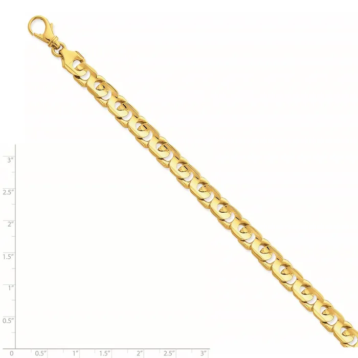 WB Choice Jewelry Bracelets 14K 74mm Handpolished Fancy Link BraceletWBCLK1789 WB Choice Jewelry Bracelets 14K 74mm Handpolished Fancy Link BraceletWBCLK1789