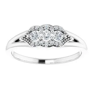 WB Choice Jewelry Rings 14K White 15 CTW Diamond Stackable Ring124026604PSTWBC WB Choice Jewelry Rings 14K White 15 CTW Diamond Stackable Ring124026604PSTWBC