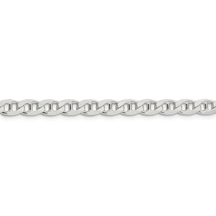 WB Choice Jewelry Rings Sterling Silver 57mm Flat Cuban Anchor ChainWBCQFAN15020 WB Choice Jewelry Rings Sterling Silver 57mm Flat Cuban Anchor ChainWBCQFAN15020