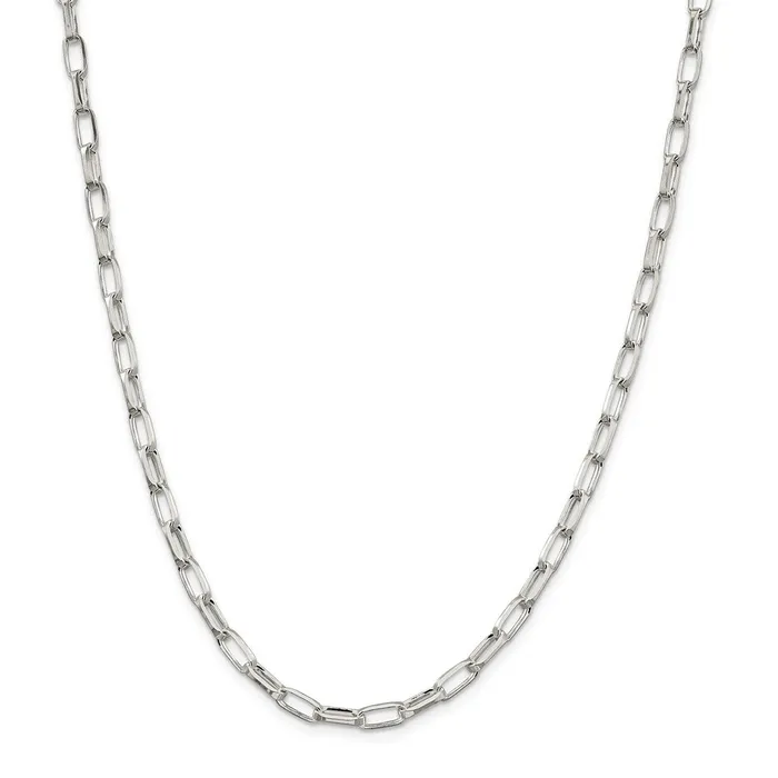 WB Choice Jewelry Rings Sterling Silver 5mm Elongated Open Link ChainWBCQFC10218 WB Choice Jewelry Rings Sterling Silver 5mm Elongated Open Link ChainWBCQFC10218