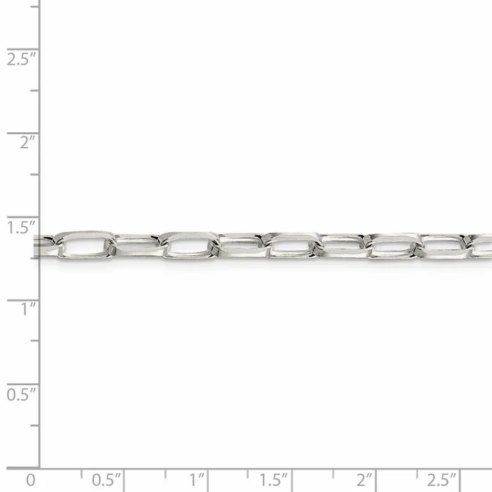 WB Choice Jewelry Rings Sterling Silver 5mm Elongated Open Link ChainWBCQFC10218 WB Choice Jewelry Rings Sterling Silver 5mm Elongated Open Link ChainWBCQFC10218