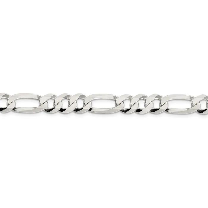 WB Choice Jewelry Rings Sterling Silver 85mm Lightweight Flat Figaro ChainWBCQMB22018 WB Choice Jewelry Rings Sterling Silver 85mm Lightweight Flat Figaro ChainWBCQMB22018