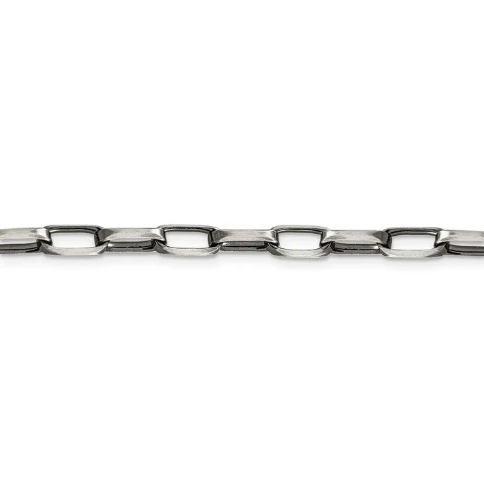 WB Choice Jewelry Rings Sterling Silver Antiqued 48mm Elongated Open Link ChainWBCQFC13922 WB Choice Jewelry Rings Sterling Silver Antiqued 48mm Elongated Open Link ChainWBCQFC13922