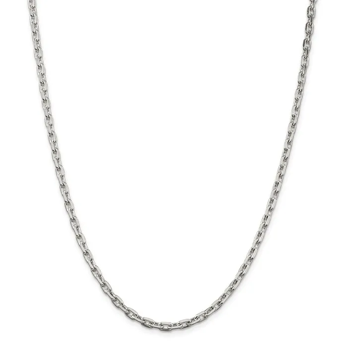 WB Choice Jewelry Sterling Silver 395mm Beveled Oval Cable ChainWBCQCA12022 Rings WB Choice Jewelry Sterling Silver 395mm Beveled Oval Cable ChainWBCQCA12022 Rings