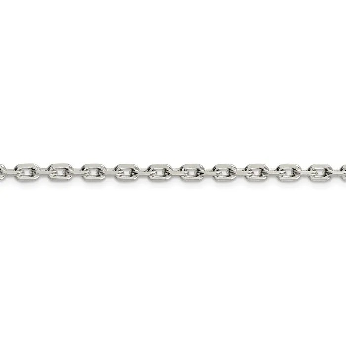 WB Choice Jewelry Sterling Silver 395mm Beveled Oval Cable ChainWBCQCA12022 Rings WB Choice Jewelry Sterling Silver 395mm Beveled Oval Cable ChainWBCQCA12022 Rings