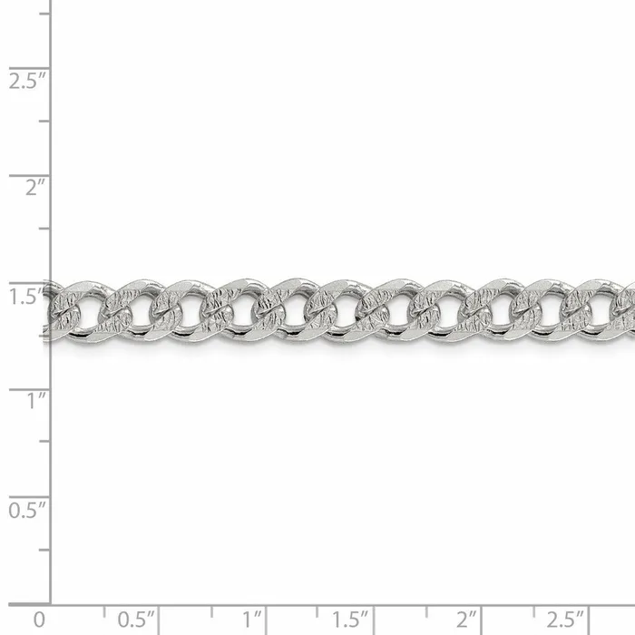 WB Choice Jewelry Sterling Silver 75mm Pav Curb ChainWBCQCF20020 Rings WB Choice Jewelry Sterling Silver 75mm Pav Curb ChainWBCQCF20020 Rings