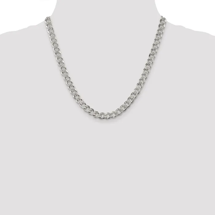 WB Choice Jewelry Sterling Silver 75mm Pav Curb ChainWBCQCF20020 Rings WB Choice Jewelry Sterling Silver 75mm Pav Curb ChainWBCQCF20020 Rings