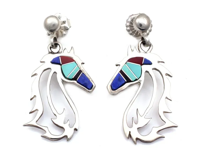 Ben Nighthorse Horses In The Wind Earrings Earrings