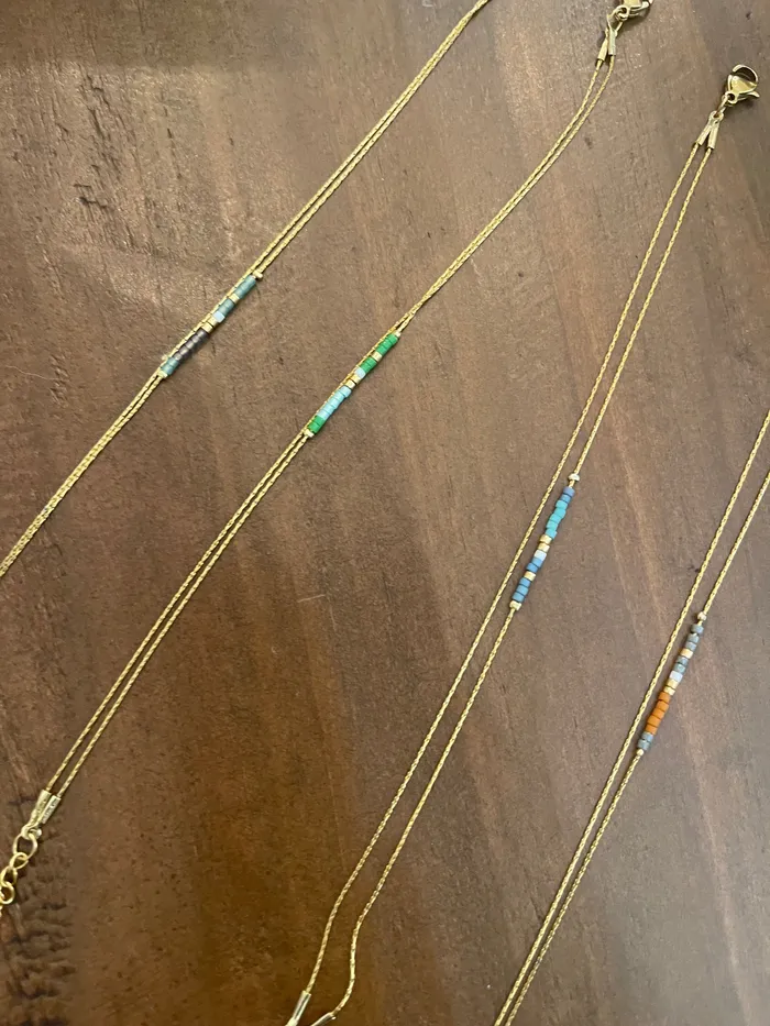 Bracelets bubs sass double strand miyuki bracelet