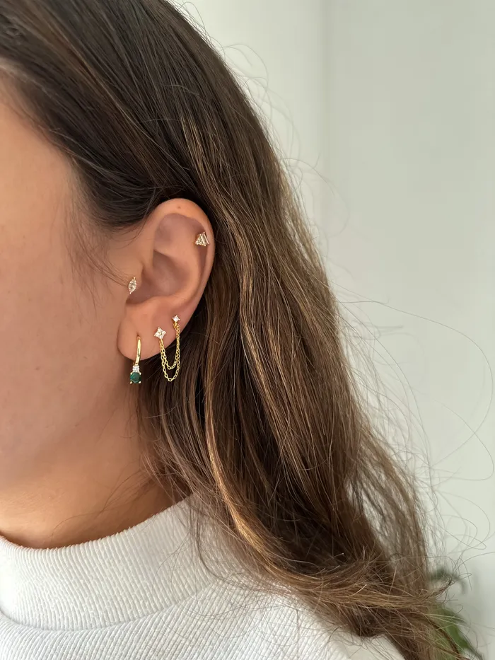 Dangles Earrings Eden Chain Earrings