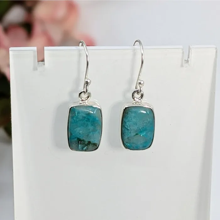 Earrings Bliss Crystals Quantum Quattro 5 SS Rectangle Earrings LV6957
