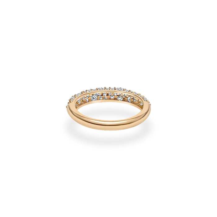 PRMAL Rings Mixture Pave Dome Ring PRMAL Rings Mixture Pave Dome Ring